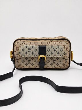 Louis Vuitton Mini Lin Juliette Crossbody Bag Monogram Canvas Shoulder Purse